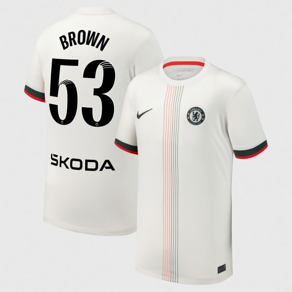 Chelsea Store – Official chelsea-wsl-nike-away-stadium-shirt-2025-26-kids-with-brown-53-printing_ss5_p-203257048+pv-1+u-hzwpin4ejukuaibxsbl1+v-4rg4qrvcwjrhhdjanagc Chelsea FC Jerseys and Fan Gear