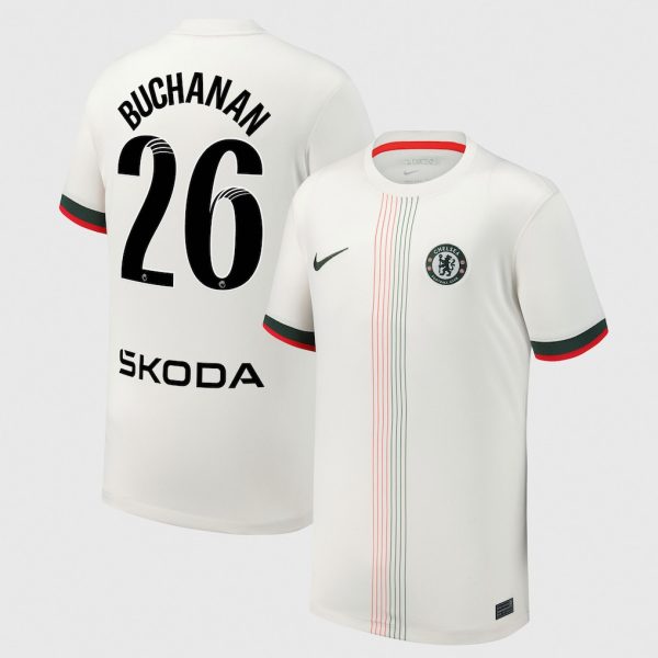 Chelsea Store – Official chelsea-wsl-nike-away-stadium-shirt-2025-26-kids-with-buchanan-26-printing_ss5_p-203083907+pv-1+u-lpzgeisllzhkq2xokkem+v-kgr07yf0jq6wtee6kvhh Chelsea FC Jerseys and Fan Gear