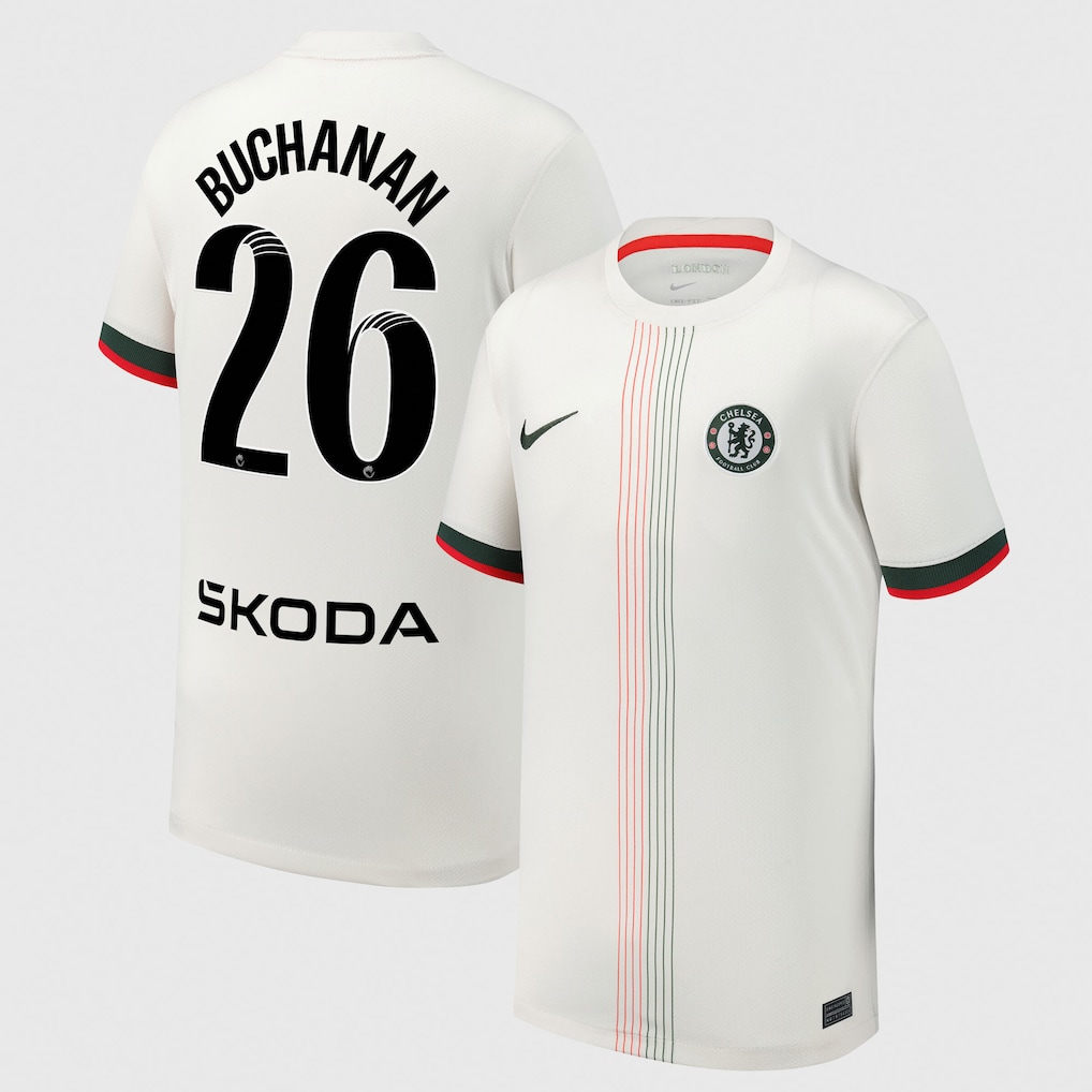 Chelsea Store – Official chelsea-wsl-nike-away-stadium-shirt-2025-26-kids-with-buchanan-26-printing_ss5_p-203083907+pv-1+u-lpzgeisllzhkq2xokkem+v-kgr07yf0jq6wtee6kvhh Chelsea FC Jerseys and Fan Gear