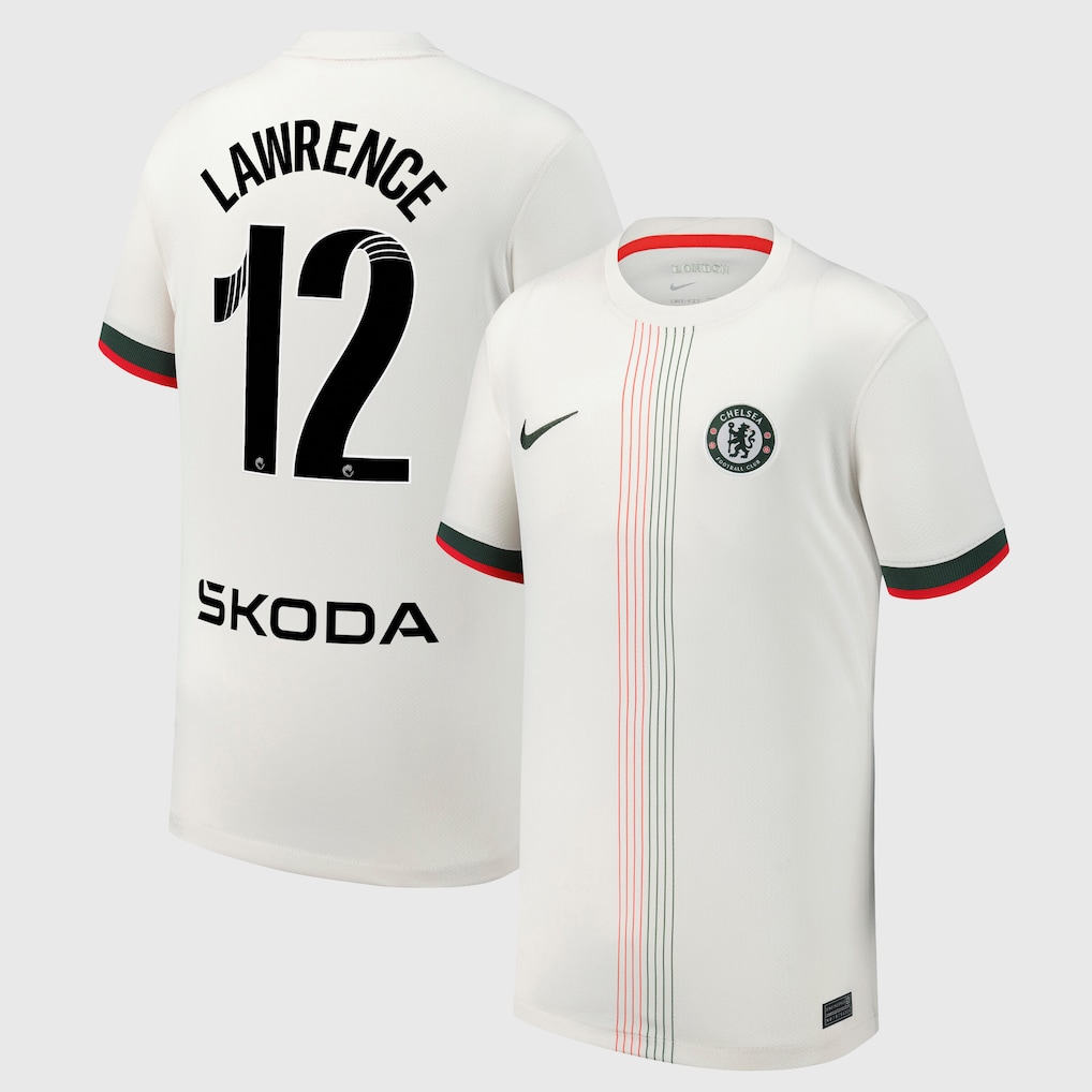 Chelsea Store – Official chelsea-wsl-nike-away-stadium-shirt-2025-26-kids-with-lawrence-12-printing_ss5_p-203083937+pv-1+u-phqzggzl8liomn4z3vib+v-qk2d4fbkplpi73zbwb0u Chelsea FC Jerseys and Fan Gear