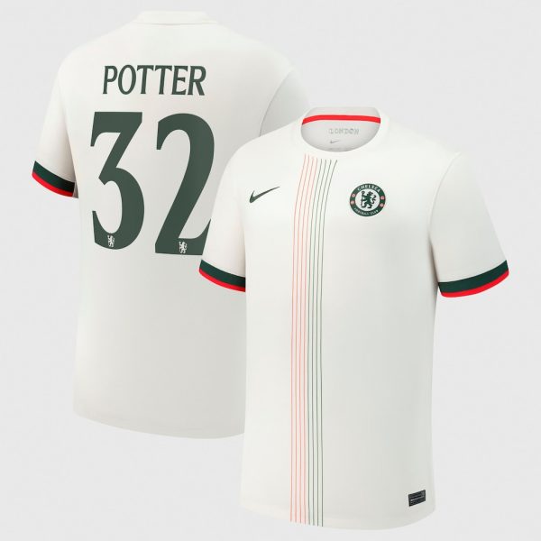 Chelsea Cup Nike Away Stadium Shirt 2025-26 with Potter 32 printing