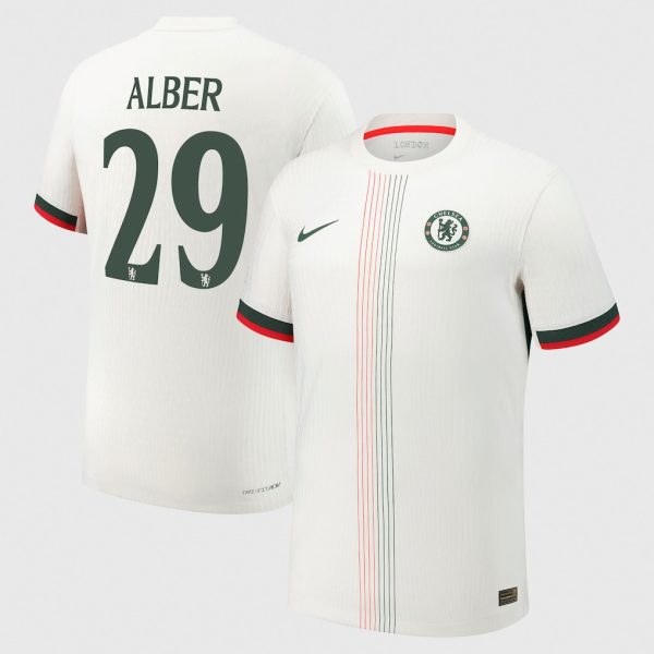Chelsea Cup Nike Dri Fit Adv Away Match Shirt 2025-26 with Alber 29 printing
