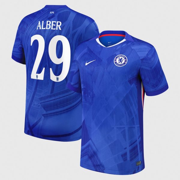 Chelsea Cup Nike Home Stadium Shirt 2025-26 with Alber 29 printing