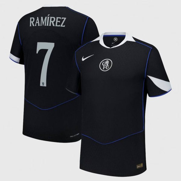 Chelsea Cup Nike Third Dri Fit Adv Match Shirt 2025-26 with Ramírez 7 printing