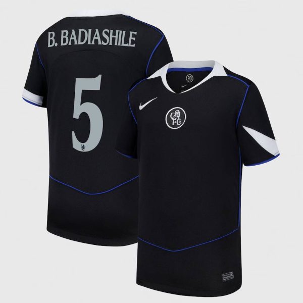Chelsea Cup Nike Third Stadium Shirt 2025-26 - Kids with B. Badiashile 5 printing