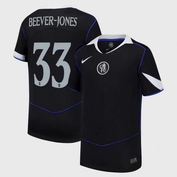 Chelsea Cup Nike Third Stadium Shirt 2025-26 - Kids with Beever-Jones 33 printing