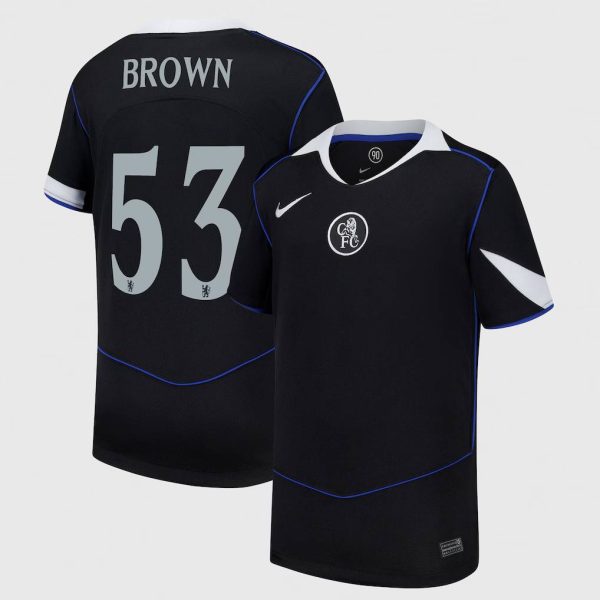 Chelsea Cup Nike Third Stadium Shirt 2025-26 - Kids with Brown 53 printing