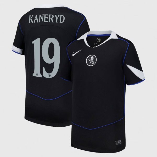 Chelsea Cup Nike Third Stadium Shirt 2025-26 - Kids with Kaneryd 19 printing