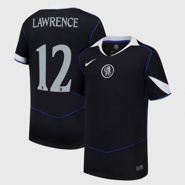 Chelsea Cup Nike Third Stadium Shirt 2025-26 - Kids with Lawrence 12 printing
