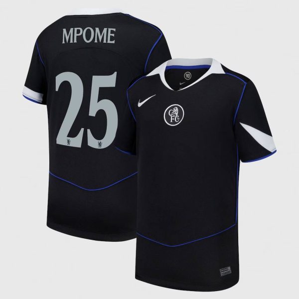 Chelsea Cup Nike Third Stadium Shirt 2025-26 - Kids with Mpome 25 printing