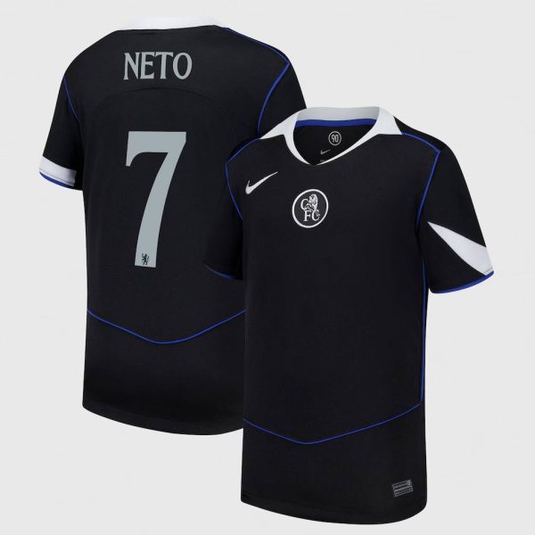 Chelsea Cup Nike Third Stadium Shirt 2025-26 - Kids with Neto 7 printing
