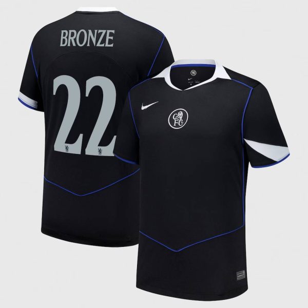 Chelsea Cup Nike Third Stadium Shirt 2025-26 with Bronze 22 printing