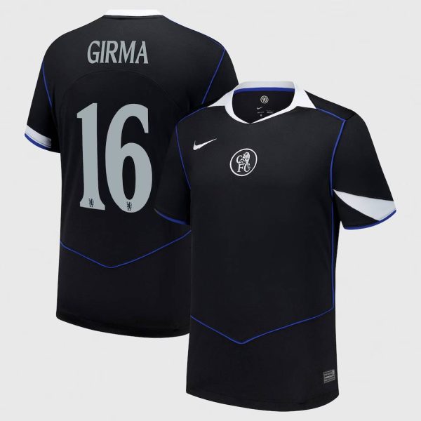 Chelsea Cup Nike Third Stadium Shirt 2025-26 with Girma 16 printing