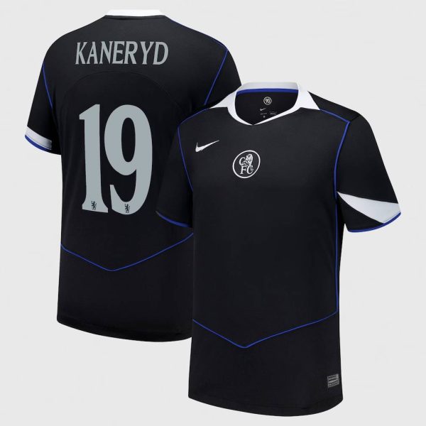 Chelsea Cup Nike Third Stadium Shirt 2025-26 with Kaneryd 19 printing