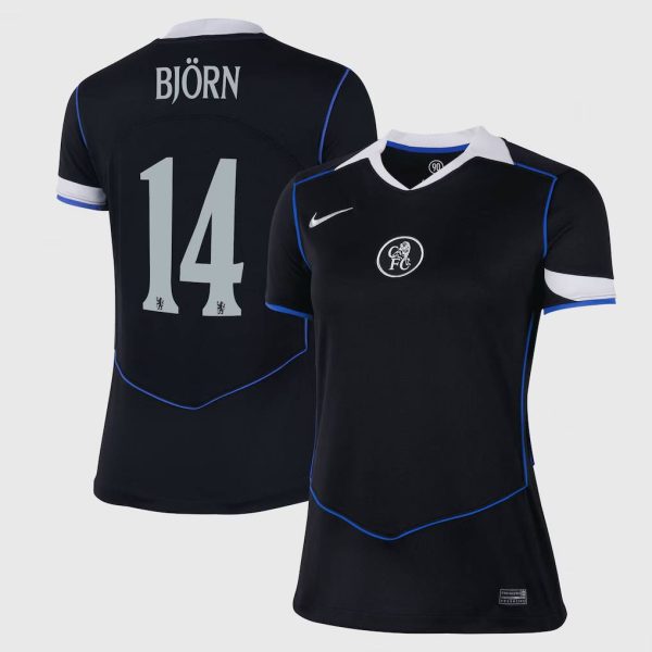 Chelsea Cup Nike Third Stadium Shirt 2025-26 - Womens with Björn 14 printing