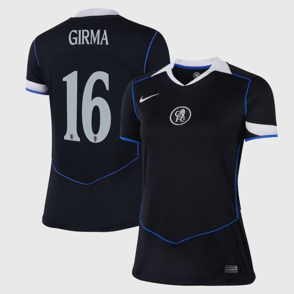 Chelsea Cup Nike Third Stadium Shirt 2025-26 - Womens with Girma 16 printing