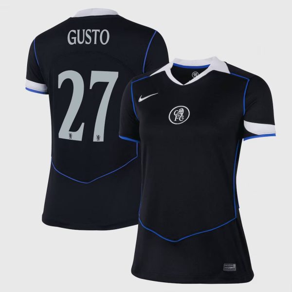 Chelsea Cup Nike Third Stadium Shirt 2025-26 - Womens with Gusto 27 printing