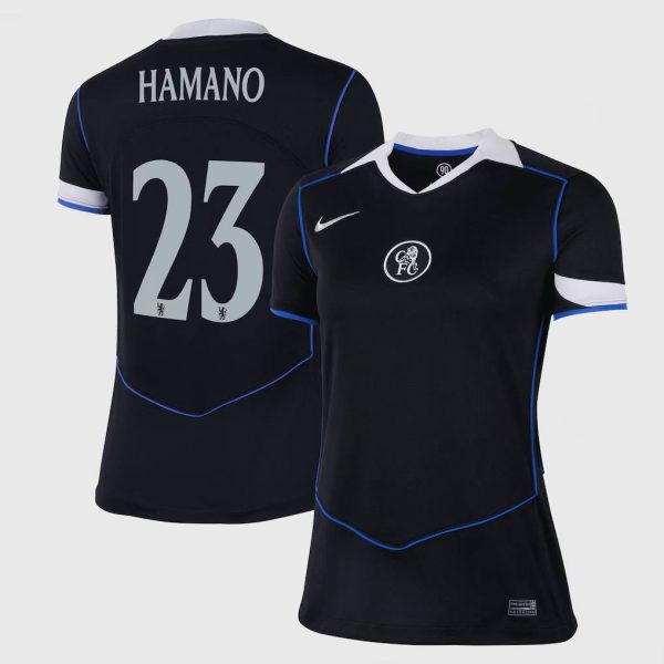 Chelsea Cup Nike Third Stadium Shirt 2025-26 - Womens with Hamano 23 printing