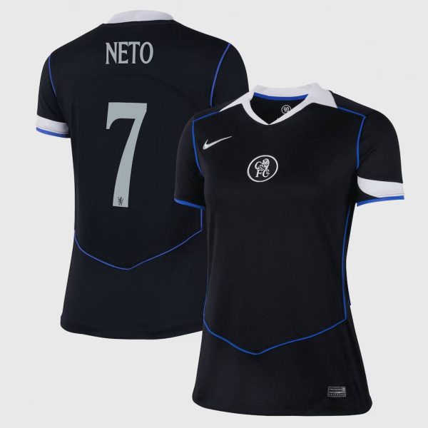 Chelsea Cup Nike Third Stadium Shirt 2025-26 - Womens with Neto 7 printing
