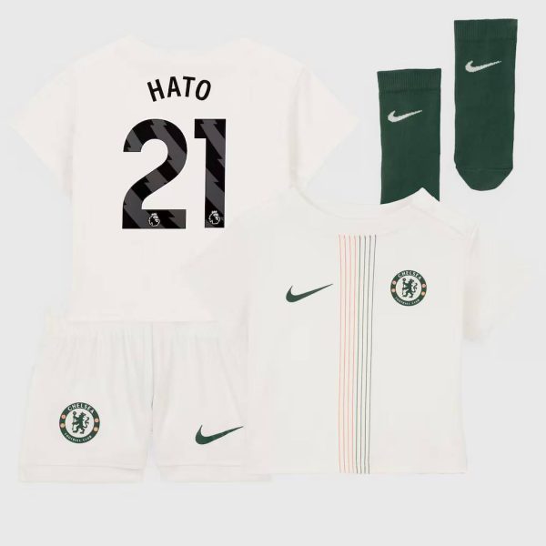 Chelsea Nike Away Stadium MiniKit 2025-26 - Infants with Hato 21 printing