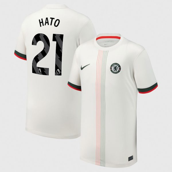 Chelsea Nike Away Stadium Shirt 2025-26 - Kids with Hato 21 printing