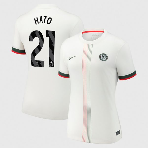 Chelsea Nike Away Stadium Shirt 2025-26 - Womens with Hato 21 printing