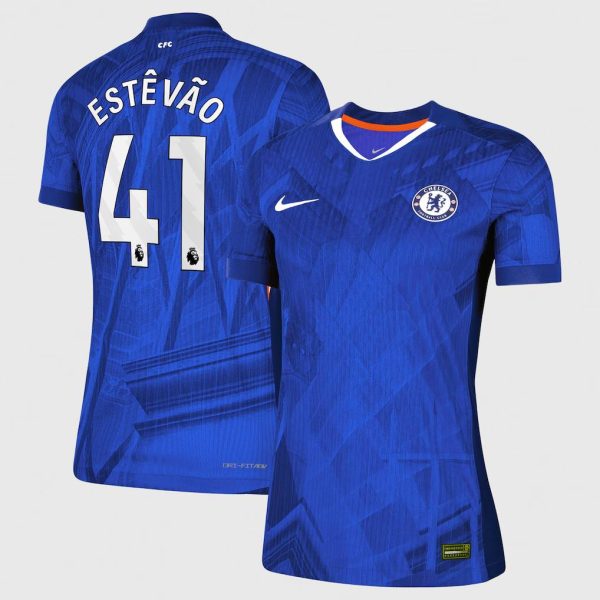 Chelsea Nike Dri-FIT ADV Home Match Shirt 2025-26 - Womens with Estêvão 41 printing