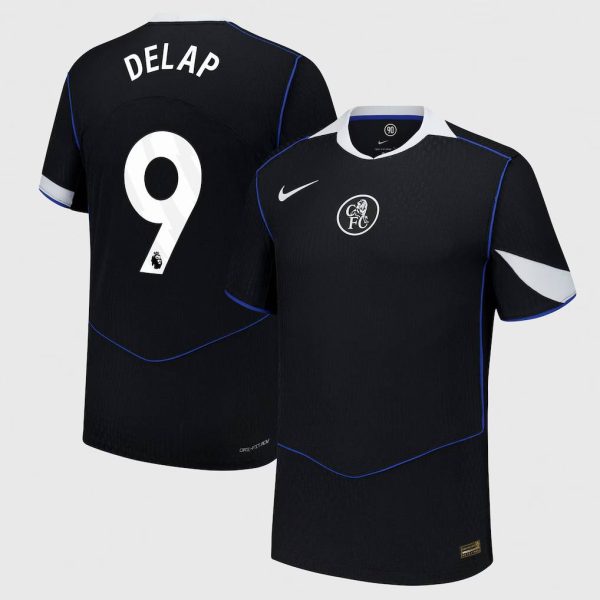 Chelsea Nike Dri Fit Adv Third Match Shirt 2025-26 with Delap 9 printing