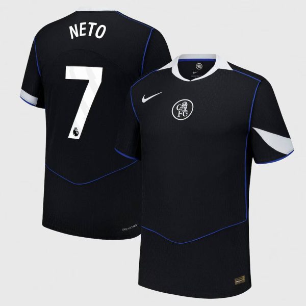 Chelsea Nike Dri Fit Adv Third Match Shirt 2025-26 with Neto 7 printing