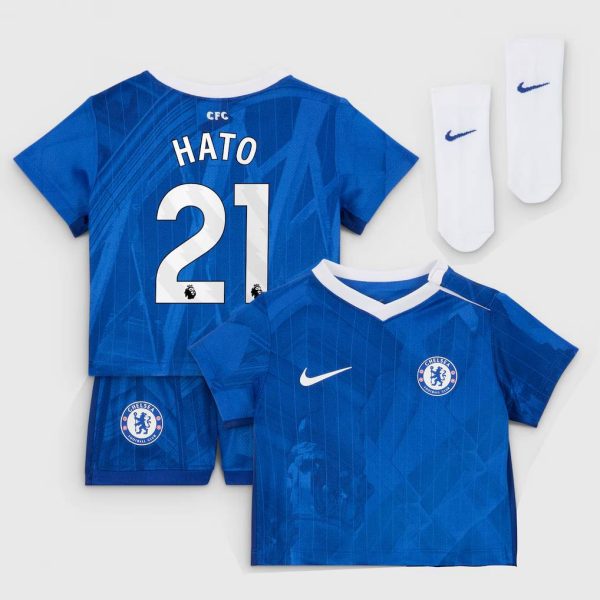 Chelsea Nike Home Stadium Kit 2025-26 - Infants with Hato 21 printing