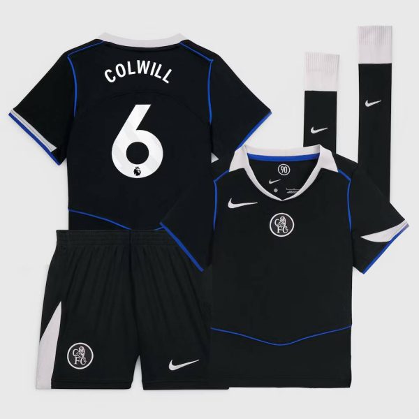 Chelsea Nike Third Stadium Mini Kit 2025-26 - Little Kids with Colwill 6 printing
