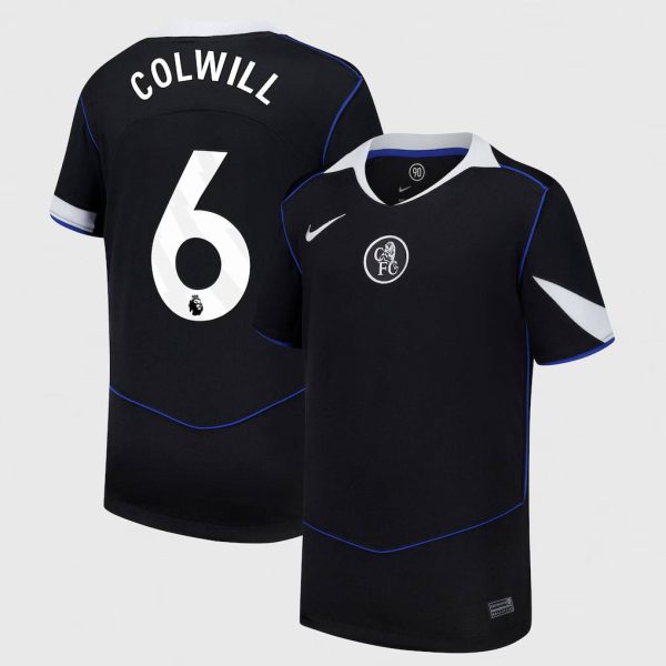 Chelsea Nike Third Stadium Shirt 2025-26 - Kids with Colwill 6 printing