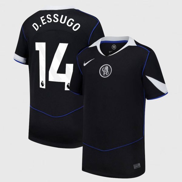 Chelsea Nike Third Stadium Shirt 2025-26 - Kids with D.Essugo 14 printing