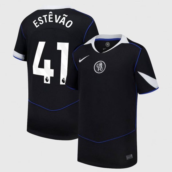 Chelsea Nike Third Stadium Shirt 2025-26 - Kids with Estêvão 41 printing