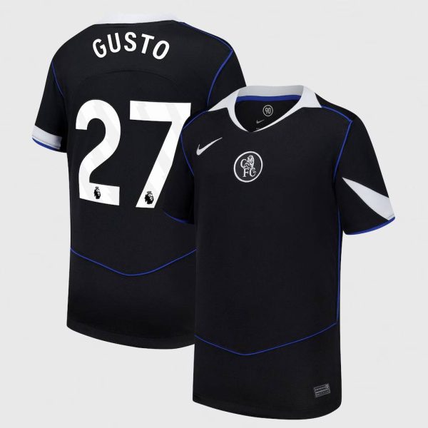 Chelsea Nike Third Stadium Shirt 2025-26 - Kids with Gusto 27 printing