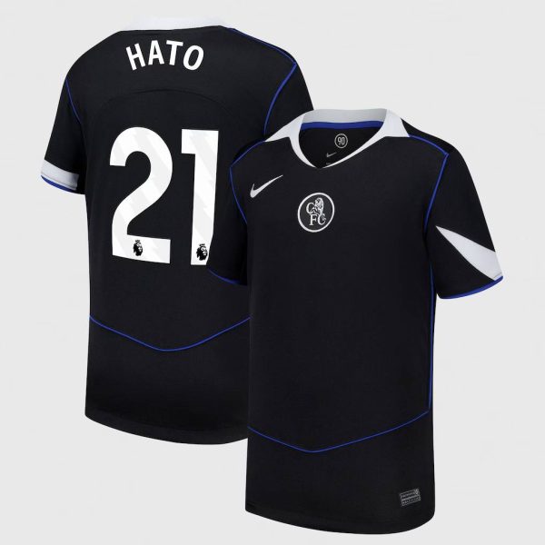Chelsea Nike Third Stadium Shirt 2025-26 - Kids with Hato 21 printing