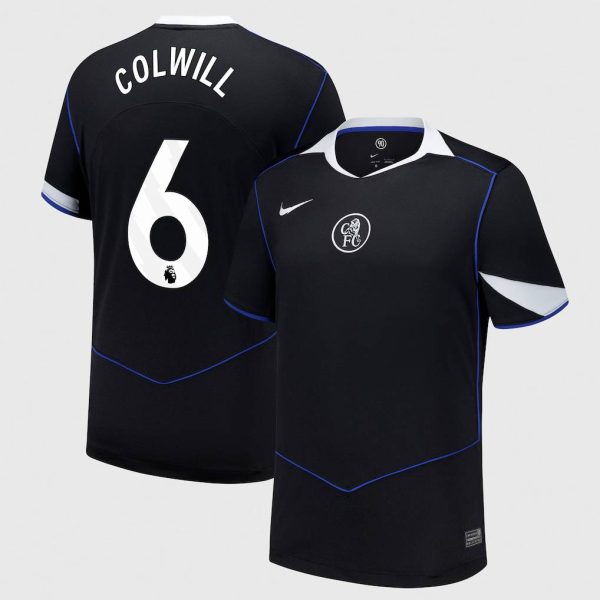 Chelsea Nike Third Stadium Shirt 2025-26 with Colwill 6 printing