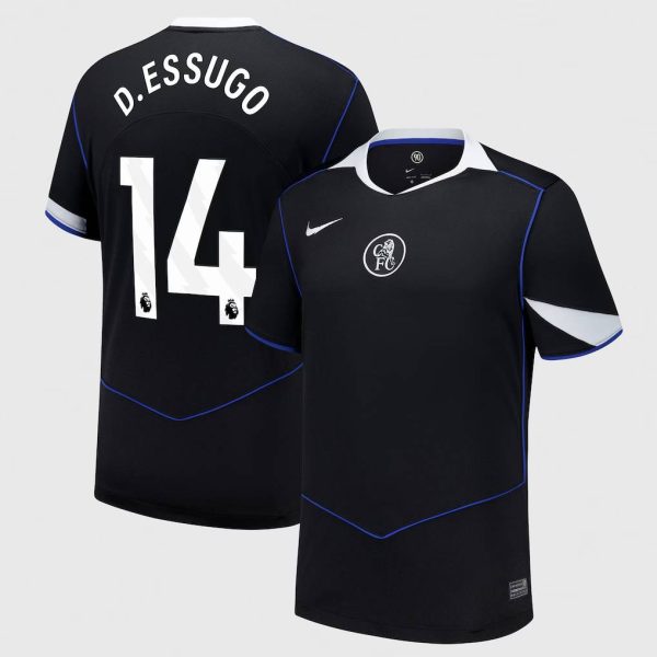 Chelsea Nike Third Stadium Shirt 2025-26 with D.Essugo 14 printing