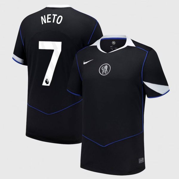 Chelsea Nike Third Stadium Shirt 2025-26 with Neto 7 printing