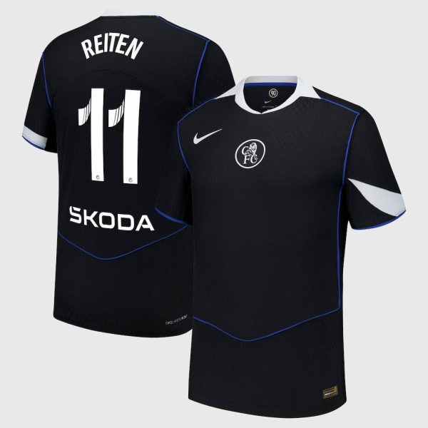 Chelsea WSL Nike Dri Fit Adv Third Match Shirt 2025-26 with Reiten 11 printing