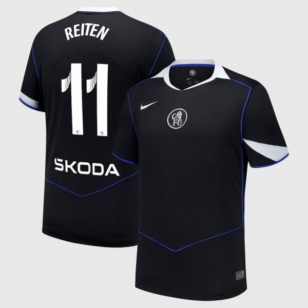 Chelsea WSL Nike Third Stadium Shirt 2025-26 with Reiten 11 printing