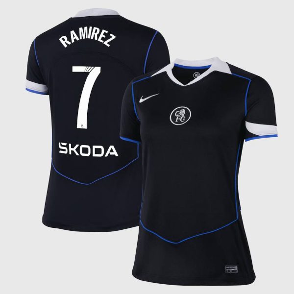 Chelsea WSL Nike Third Stadium Shirt 2025-26 - Womens with Ramírez 7 printing