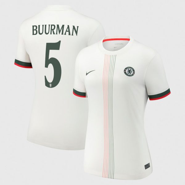 Chelsea Cup Nike Away Stadium Shirt 2025-26 - Womens with Buurman 5 printing