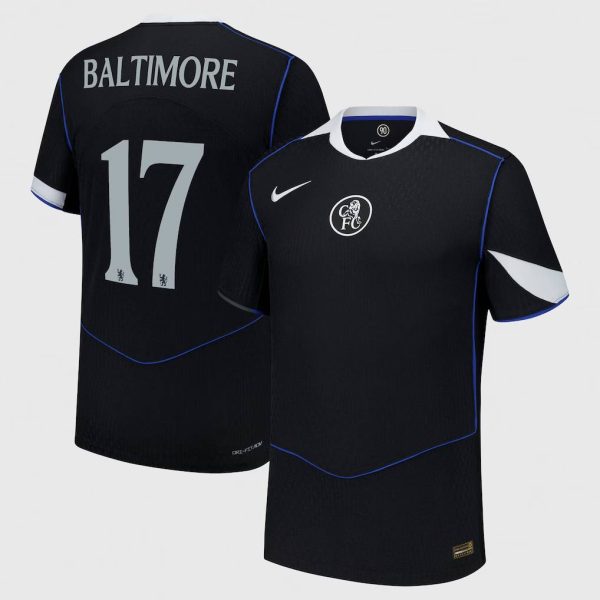 Chelsea Cup Nike Third Dri Fit Adv Match Shirt 2025-26 with Baltimore 17 printing