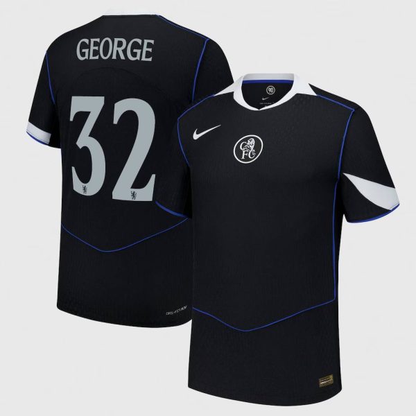 Chelsea Cup Nike Third Dri Fit Adv Match Shirt 2025-26 with George 32 printing