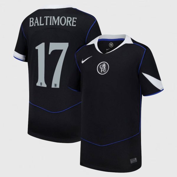 Chelsea Cup Nike Third Stadium Shirt 2025-26 - Kids with Baltimore 17 printing