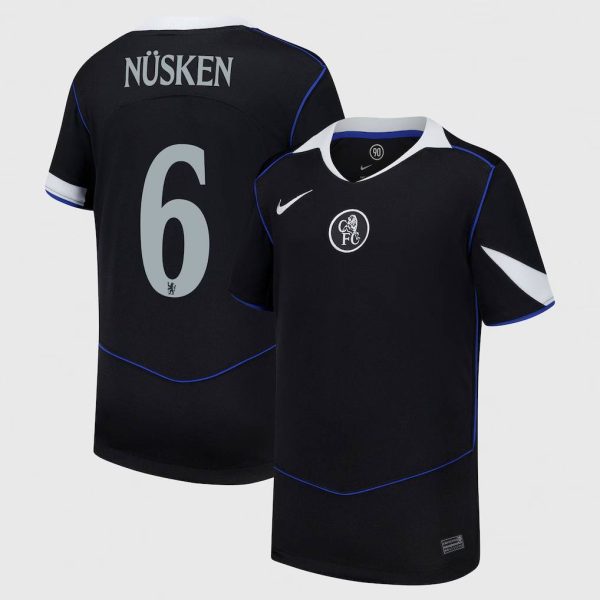 Chelsea Cup Nike Third Stadium Shirt 2025-26 - Kids with Nüsken 6 printing