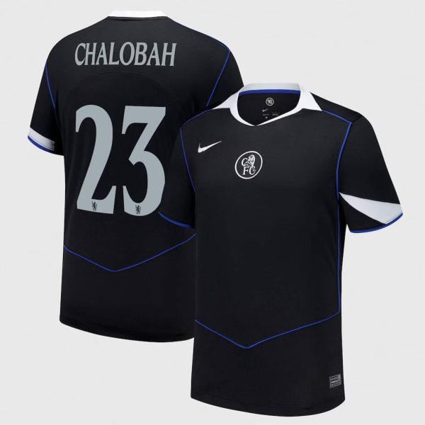 Chelsea Cup Nike Third Stadium Shirt 2025-26 with Chalobah 23 printing