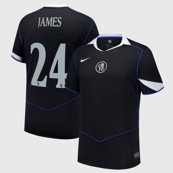Chelsea Cup Nike Third Stadium Shirt 2025-26 with James 24 printing