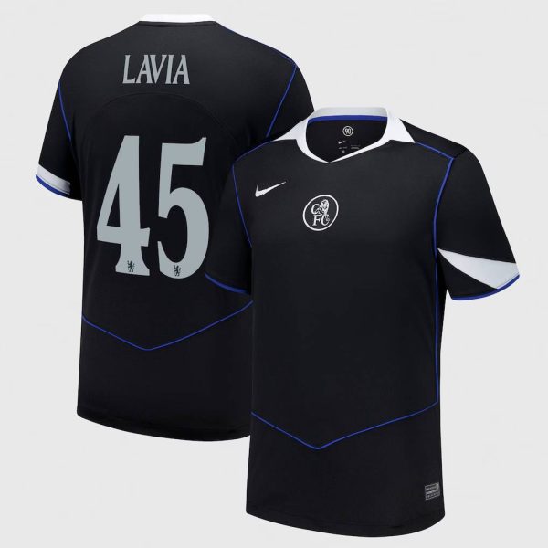 Chelsea Cup Nike Third Stadium Shirt 2025-26 with Lavia 45 printing